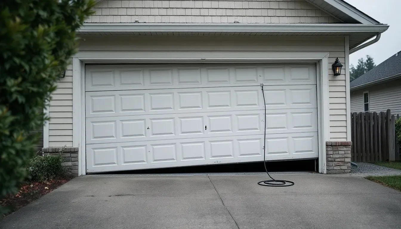 Garage Door Section Replacement in Huntington Beach